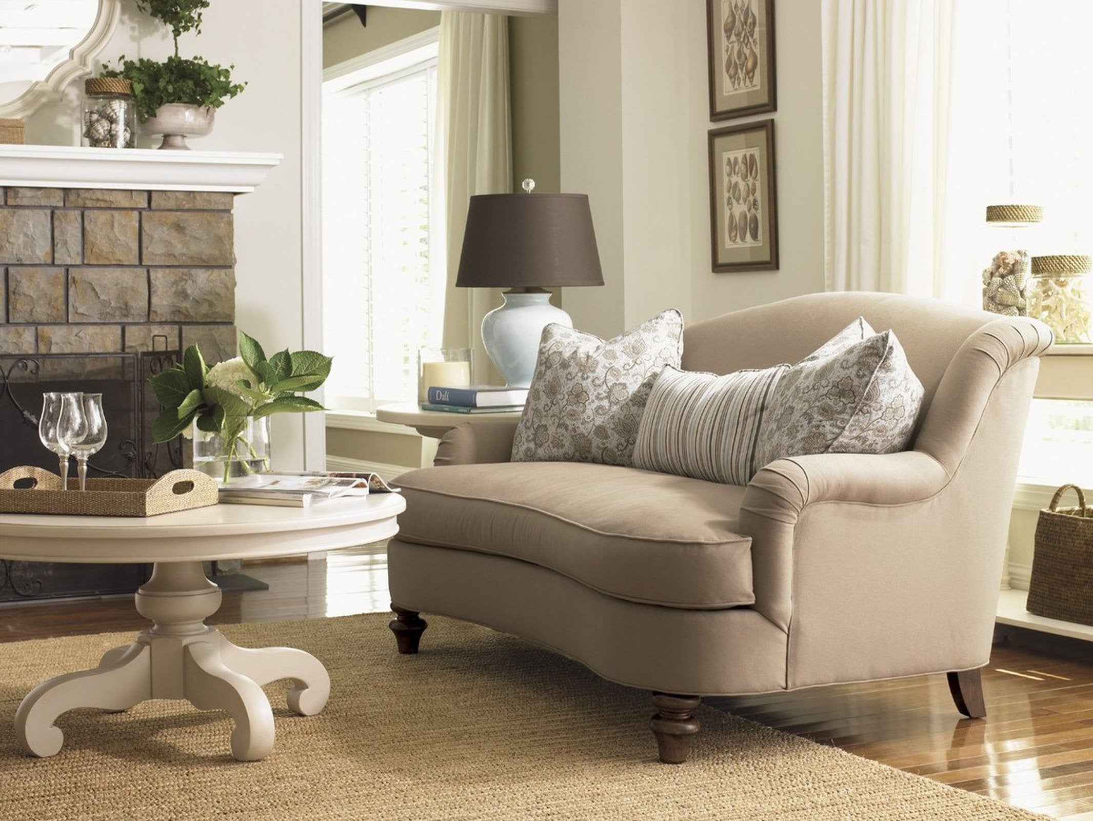 Lexington Upholstery Diane Settee