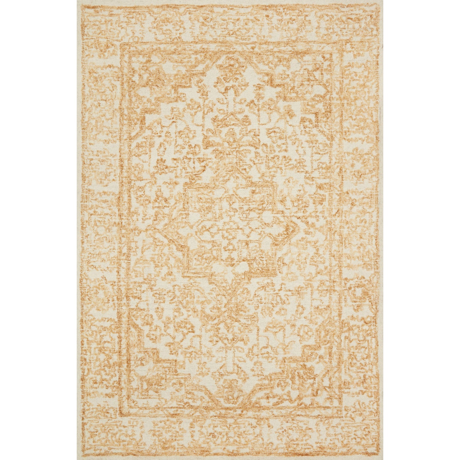 Loloi Magnolia Home Annie ANN-03 Rug in White / Gold