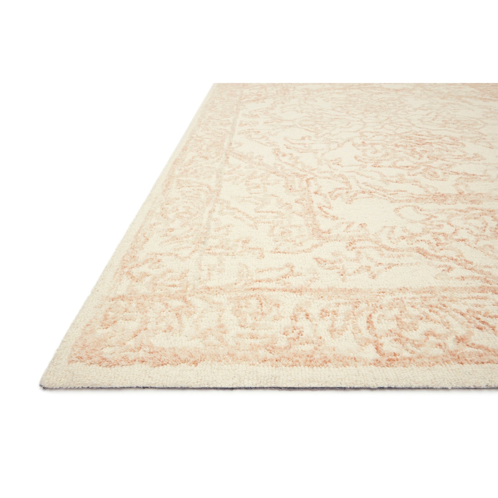 Loloi Magnolia Home Annie ANN-05 Rug in White / Pink