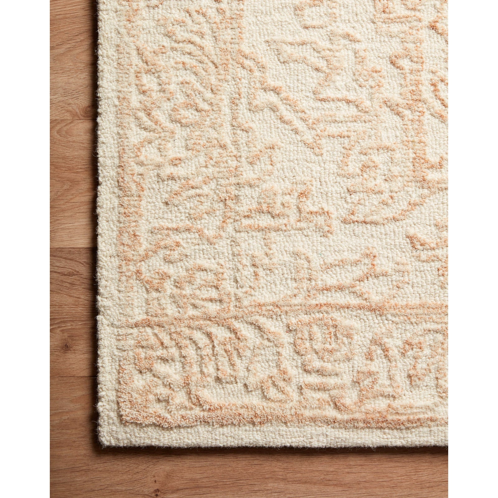 Loloi Magnolia Home Annie ANN-05 Rug in White / Pink