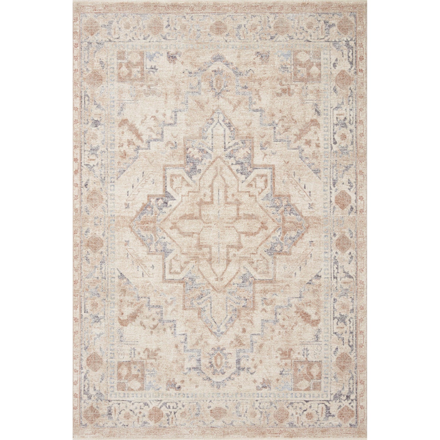 Loloi Magnolia Home Carlisle CAR-02 Rug in Beige / Slate