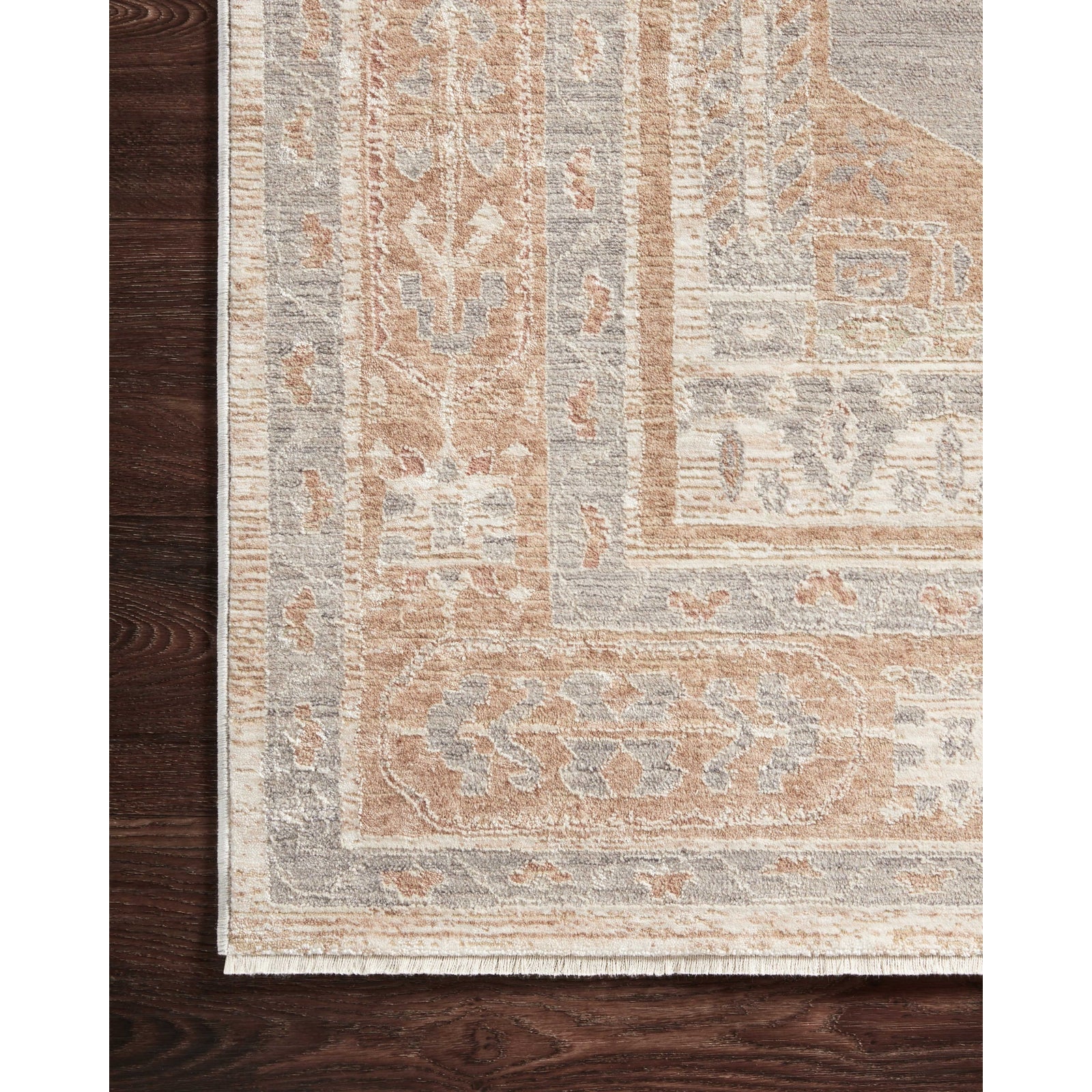 Loloi Magnolia Home Carlisle CAR-06 Rug in Slate / Taupe