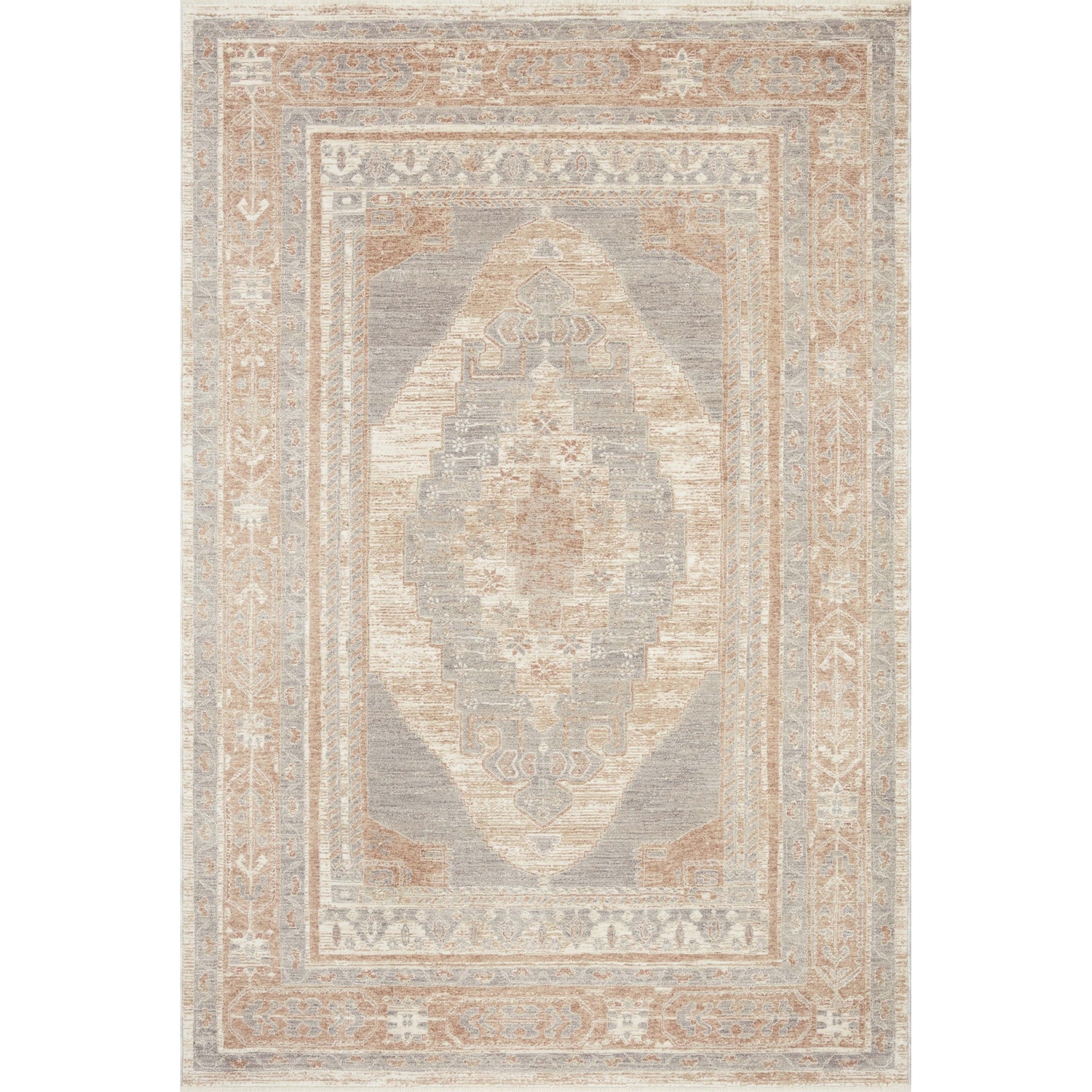 Loloi Magnolia Home Carlisle CAR-06 Rug in Slate / Taupe