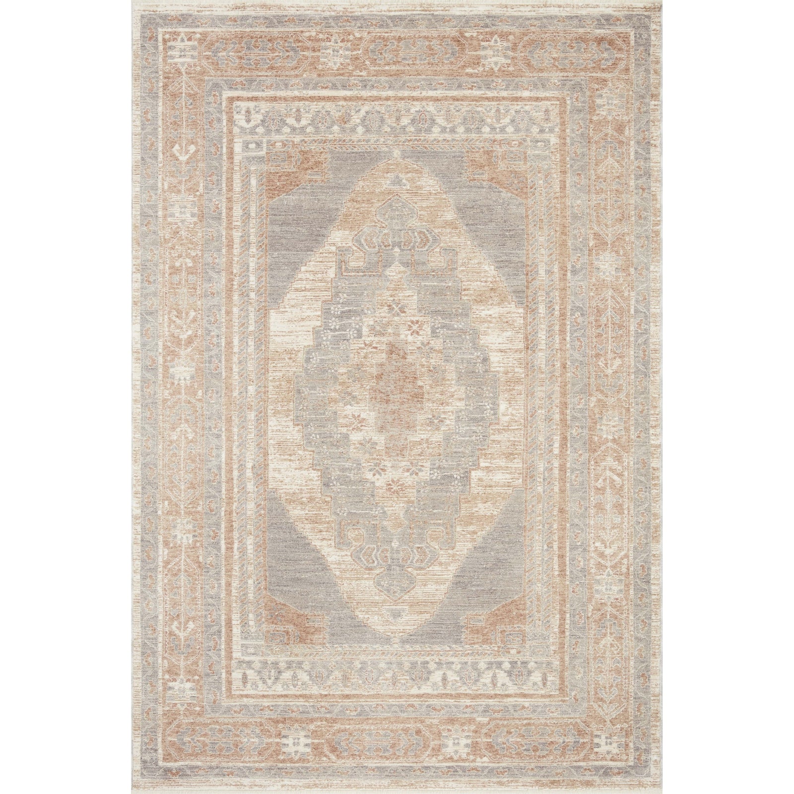 Loloi Magnolia Home Carlisle CAR-06 Rug in Slate / Taupe