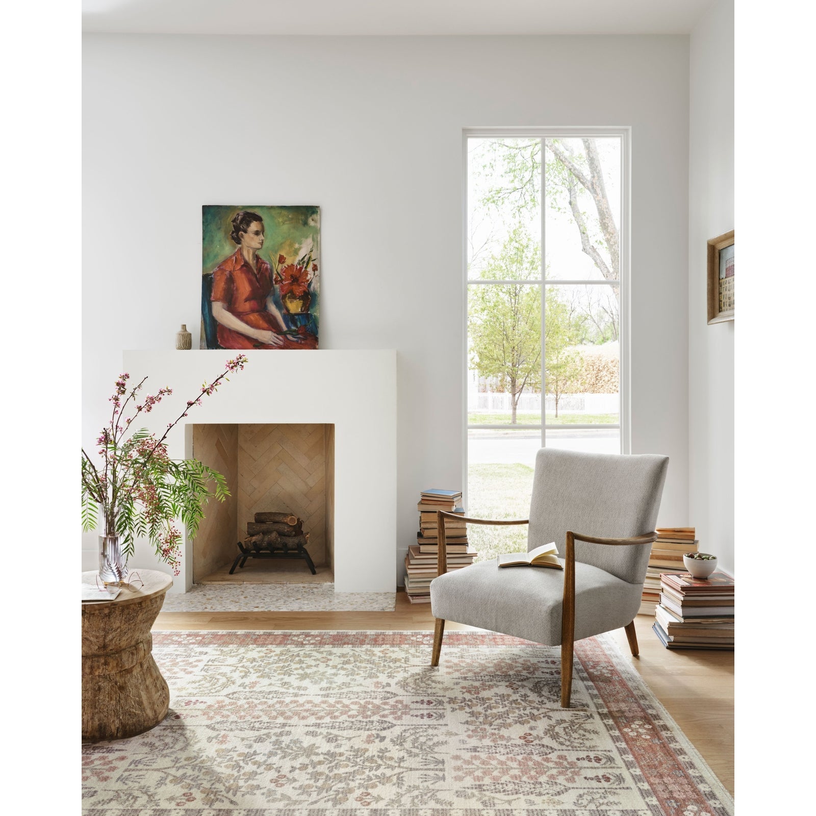 Loloi Rifle Paper Holland HLD-01 Rug in Rust