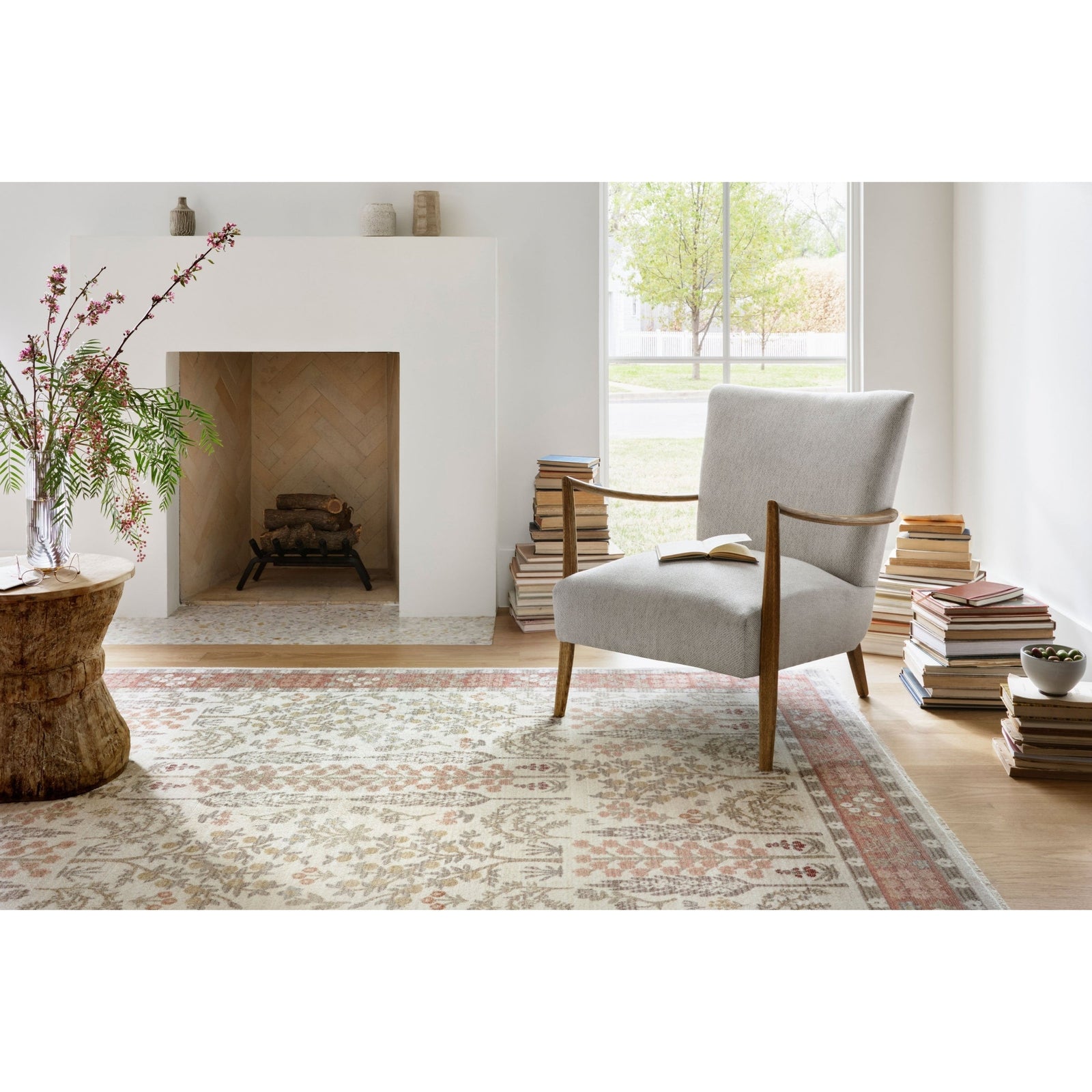 Loloi Rifle Paper Holland HLD-01 Rug in Rust