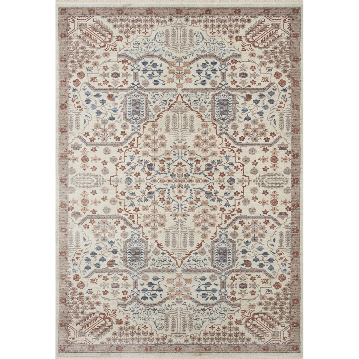 Loloi Rifle Paper Holland HLD-03 Rug in Rust