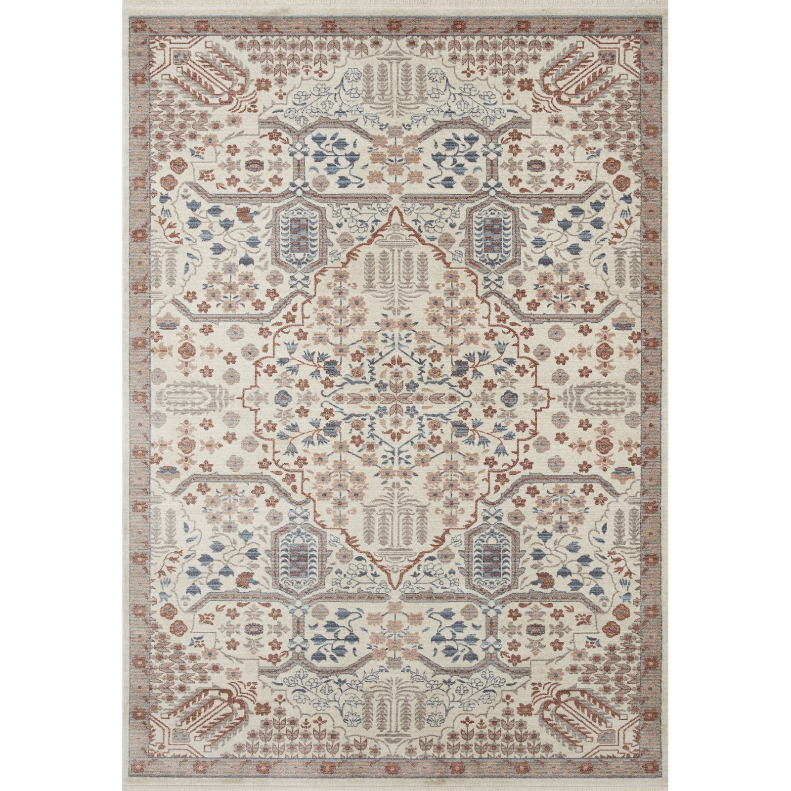Loloi Rifle Paper Holland HLD-03 Rug in Rust