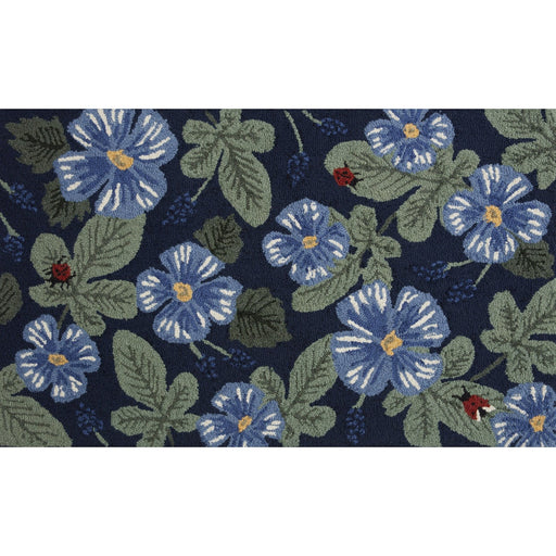Loloi Rifle Paper Minnie MIN-05 Rug in Navy