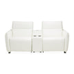 Michael Amini Mia Bella Verona Sectional Loveseat w/Storage Console 3pc