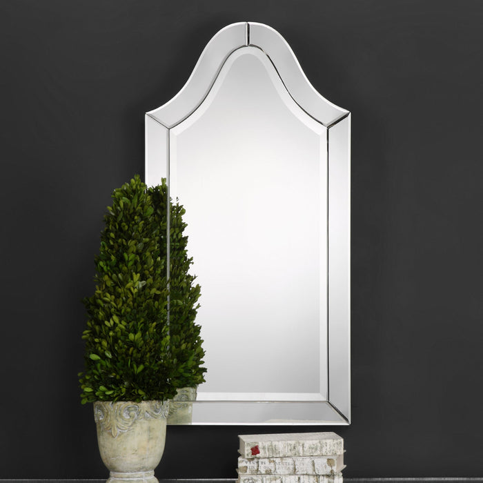 Modern Accents Frameless Arched Mirror