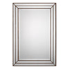 Modern Accents Grooved Inlay Mirror