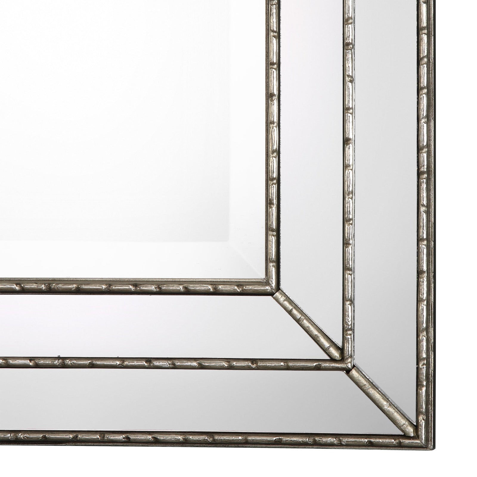 Modern Accents Grooved Inlay Mirror