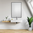 Modern Accents Framed Floating Mirror