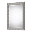 Modern Accents Textured Metallic Silver Mirror