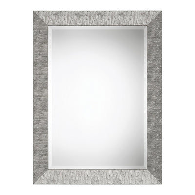 Modern Accents Textured Metallic Silver Mirror