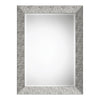 Modern Accents Textured Metallic Silver Mirror