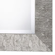 Modern Accents Textured Metallic Silver Mirror