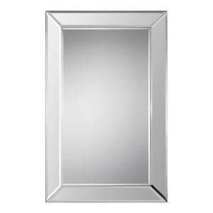 Modern Accents Beveled Panel Mirror