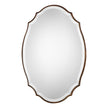 Modern Accents Shaped Beveled Mirror