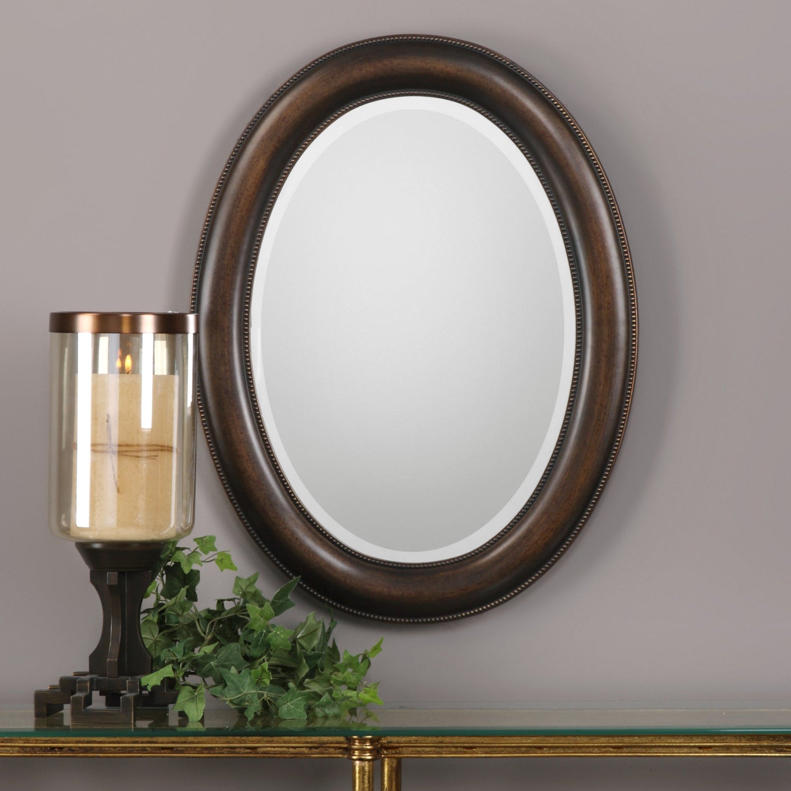 Modern Accents Simple Oval Mirror