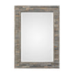 Modern Accents Aged Wood Frame Mirror