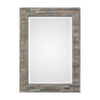 Modern Accents Aged Wood Frame Mirror