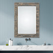 Modern Accents Aged Wood Frame Mirror