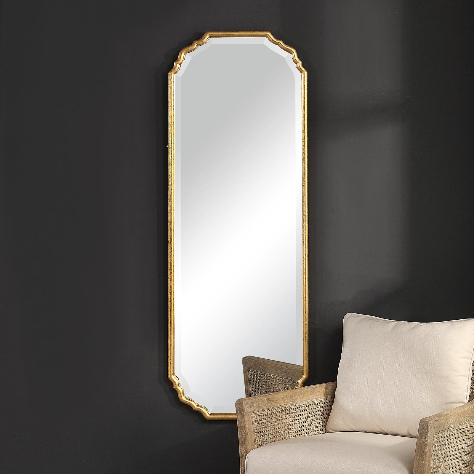 Modern Accents Curved Corners Mirror