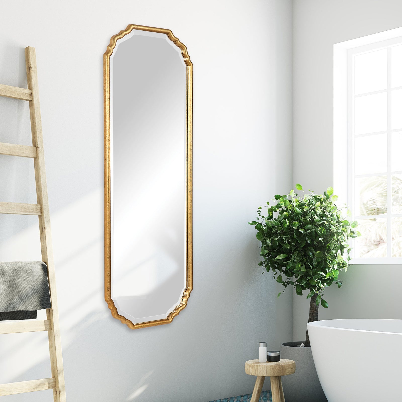 Modern Accents Curved Corners Mirror