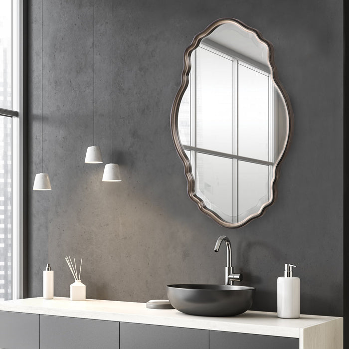 Modern Accents Curved Bevel Mirror