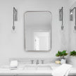 Modern Accents Burnished Rounded Corners Mirror