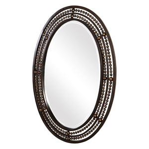 Modern Accents Hand Forged Beaded Mirror