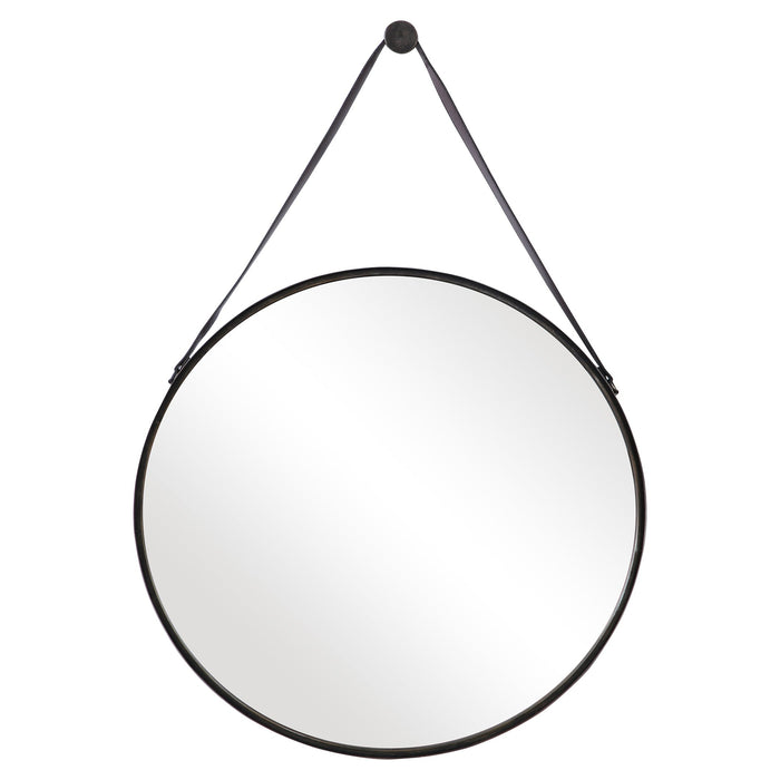 Modern Accents Round Hanging Mirror
