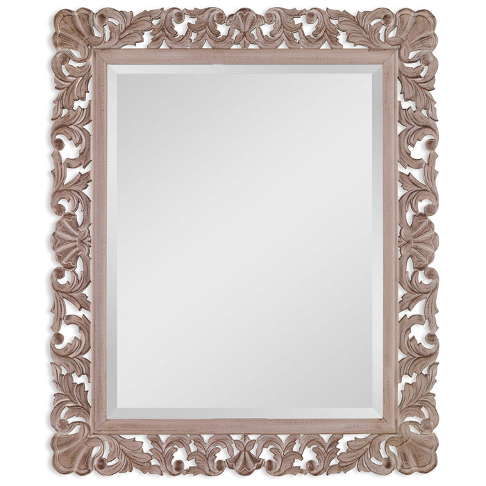 Modern Accents Ornate Natural Finish Mirror