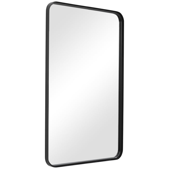Modern Accents Metal Rounded Corners Mirror