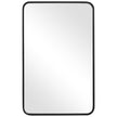 Modern Accents Metal Rounded Corners Mirror
