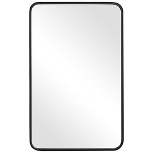 Modern Accents Metal Rounded Corners Mirror