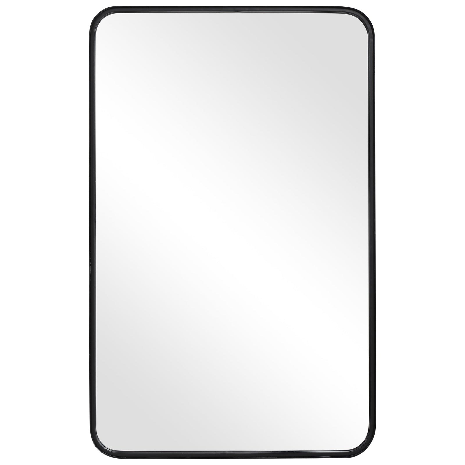 Modern Accents Metal Rounded Corners Mirror