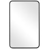 Modern Accents Metal Rounded Corners Mirror