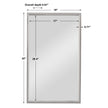 Modern Accents Rectangular Vanity Mirror