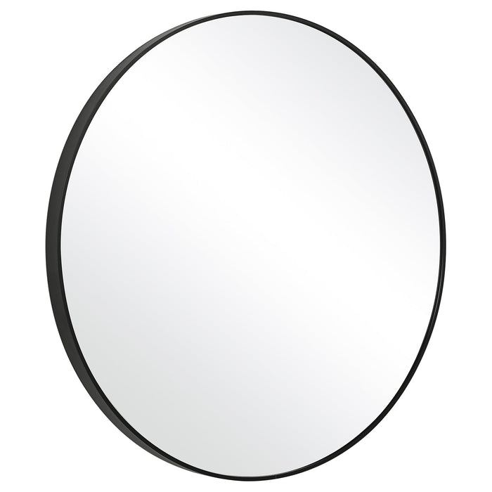 Modern Accents Clean Round Mirror