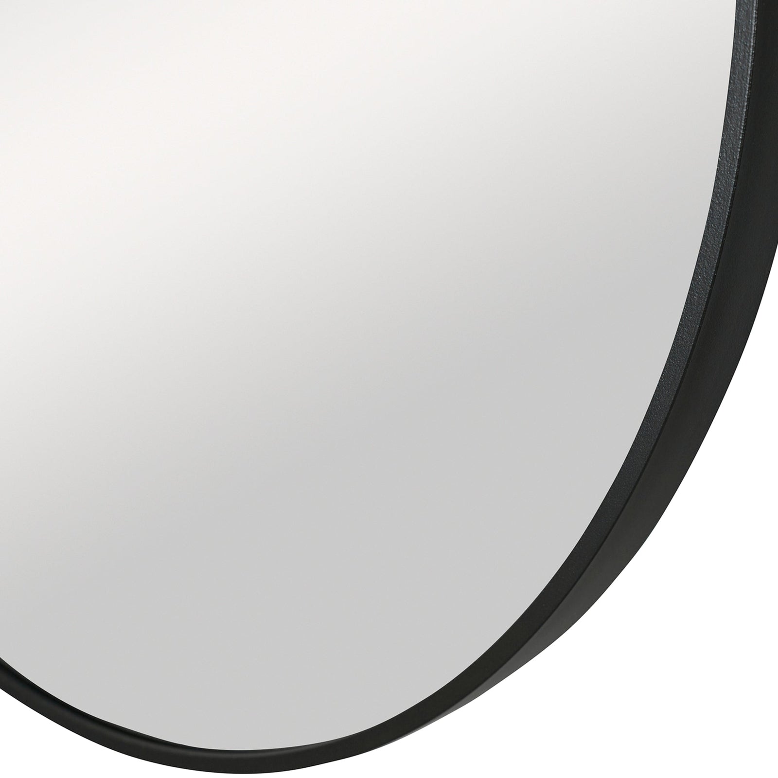 Modern Accents Clean Round Mirror