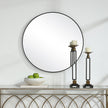 Modern Accents Clean Round Mirror