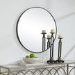Modern Accents Clean Round Mirror