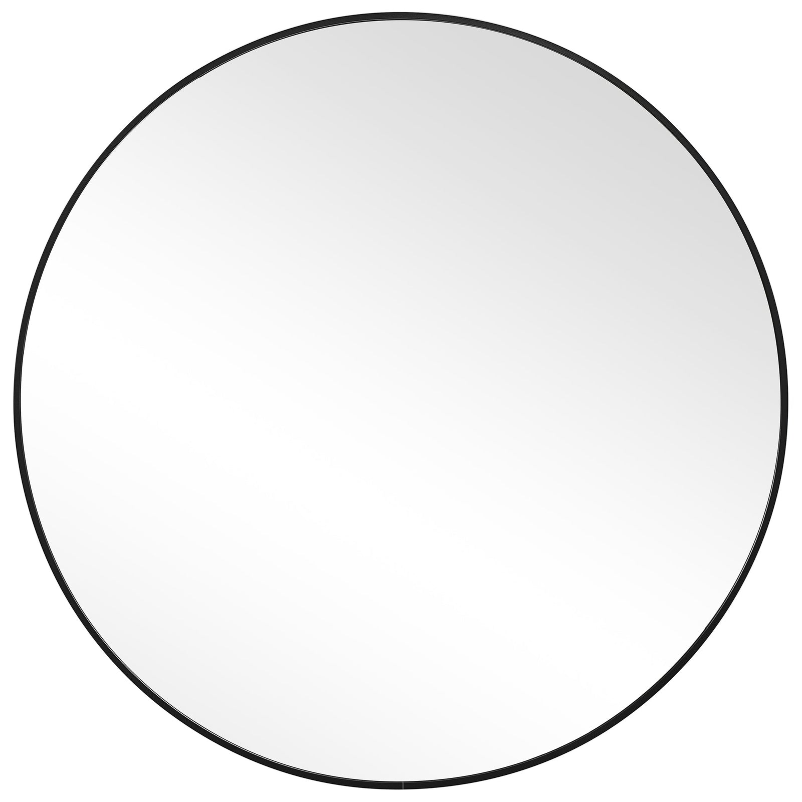 Modern Accents Clean Round Mirror