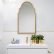Modern Accents Iron Arch Top Mirror