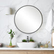 Modern Accents Clean Round Mirror