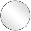 Modern Accents Clean Round Mirror