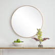 Modern Accents Clean Round Mirror